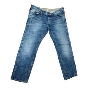 Hugo Boss Orange Denim Men's Jeans 36" x 32" Straight Leg Button Fly Cotton